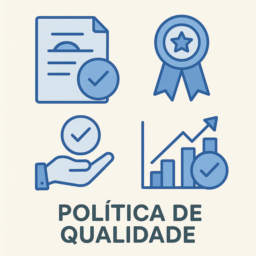 Ícone de política de qualidade